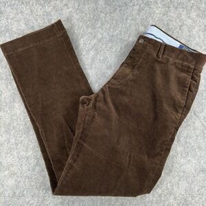 Polo Ralph Lauren Pants Mens 34x32 (Fits 33x31) Brown Corduroy Chino Classic Fit